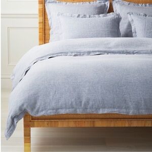 New Serena and lily Cavallo linen duvet cover